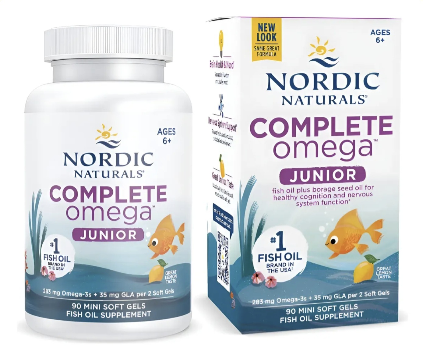 Completo Omega 3 6 9 Para Niños 90 Mini Capsulas Blandas