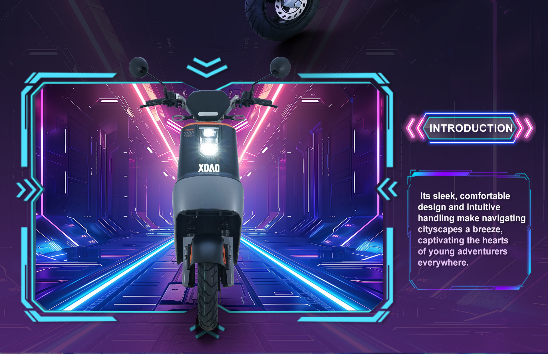 SLICE 60V20Ah 1800w 25/45km/h 70km