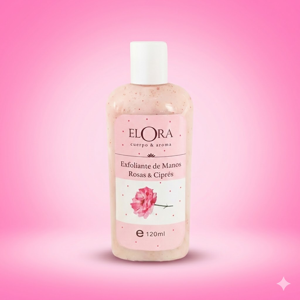 Exfoliante de Manos Rosas & Ciprés