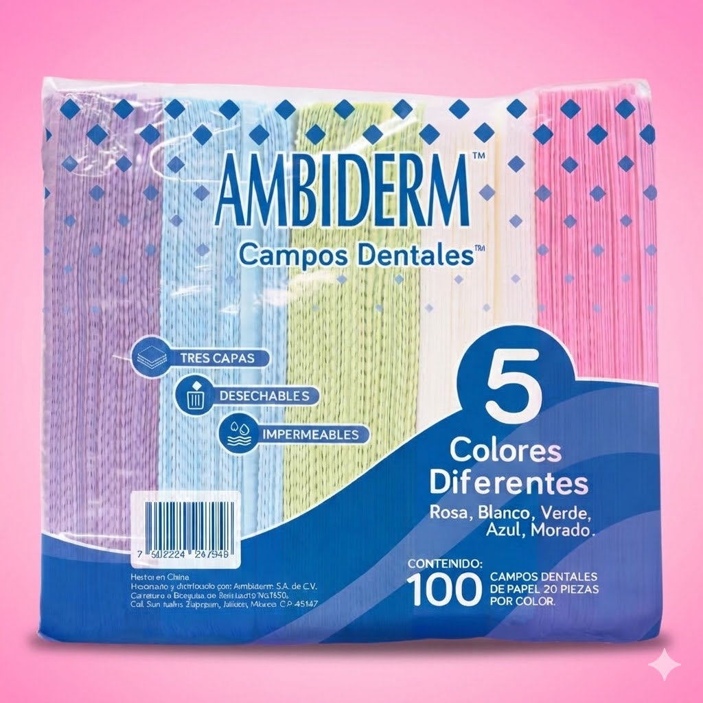 Campos Dentales Ambiderm 100 pzas