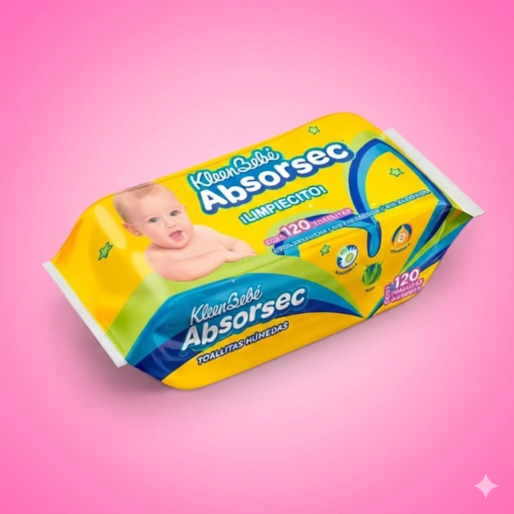 Toallitas húmedas KleenBebé Absorsec