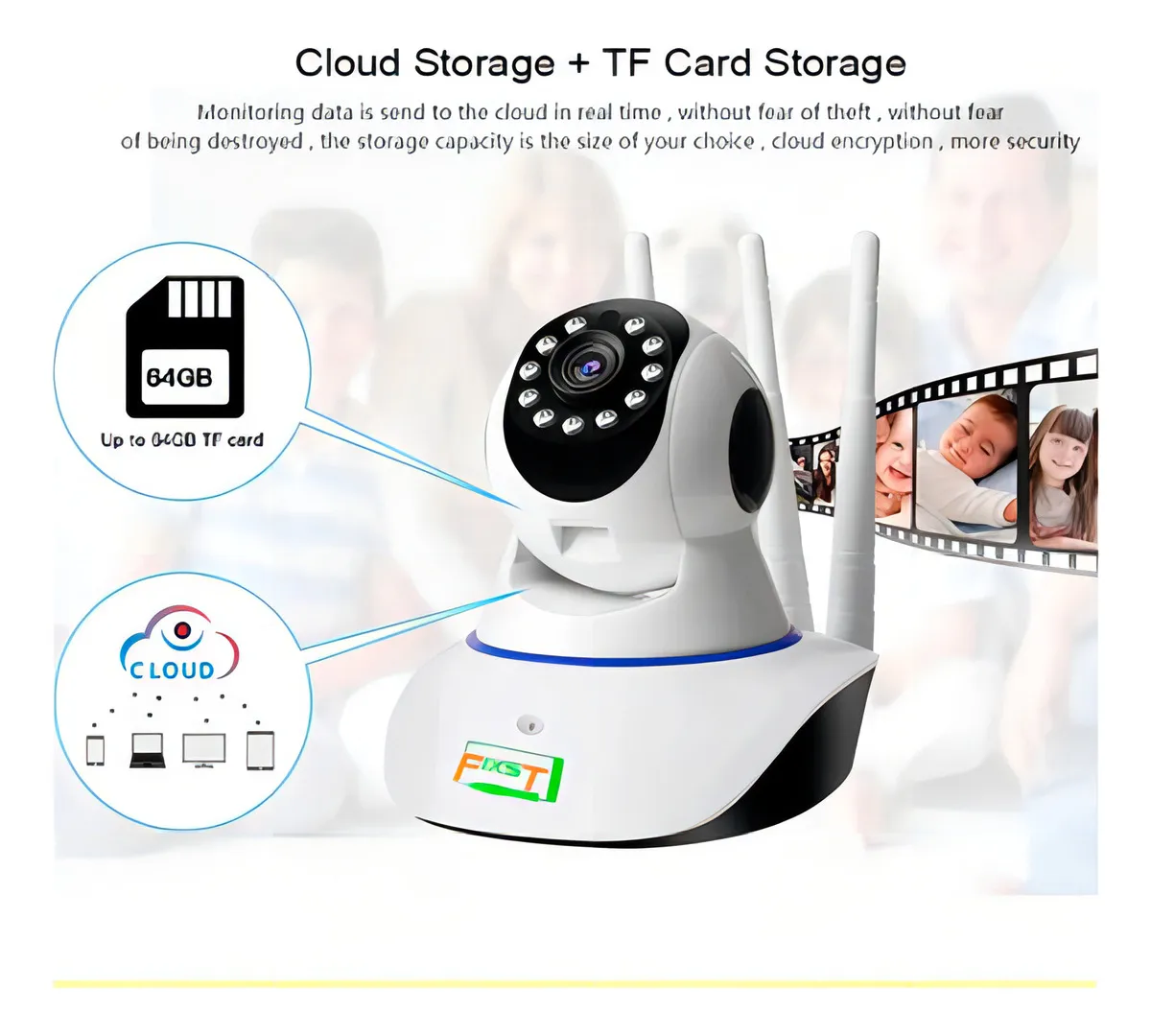 Cámara de Seguridad WiFi IP