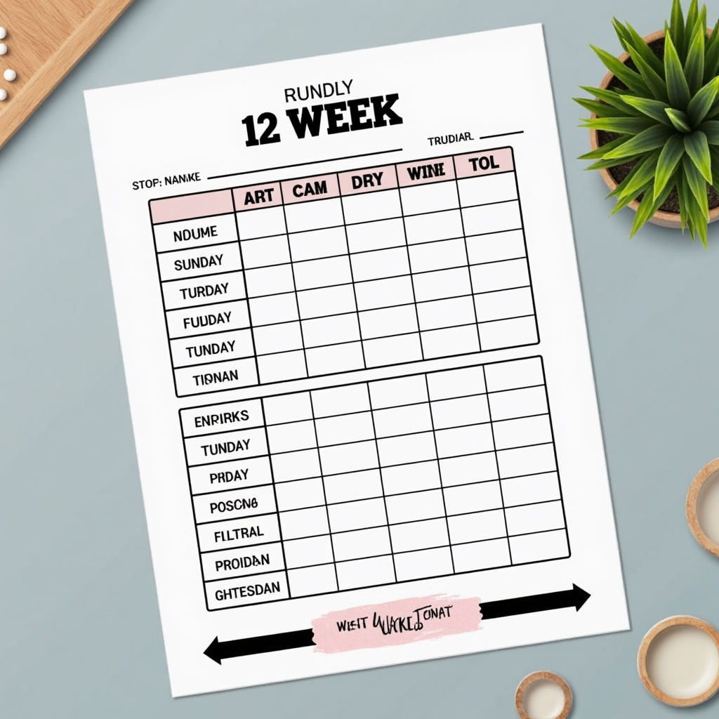 12 Week Goal Tracker