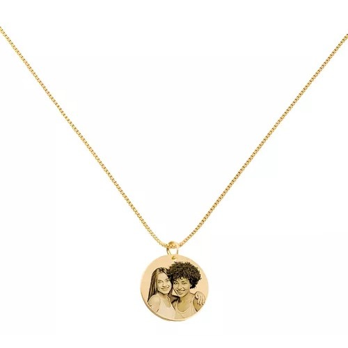 Colar Personalizado com Foto Gravada