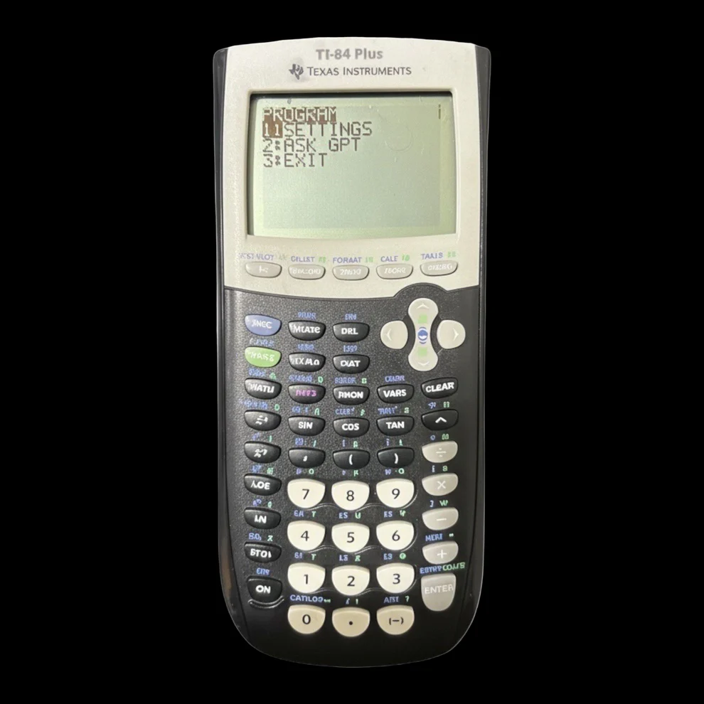 Typing Calculator w/ChatGPT TI-84