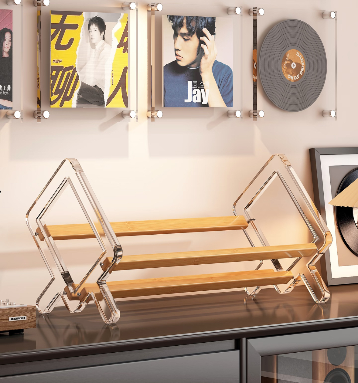 Acrylic Desktop Shelf