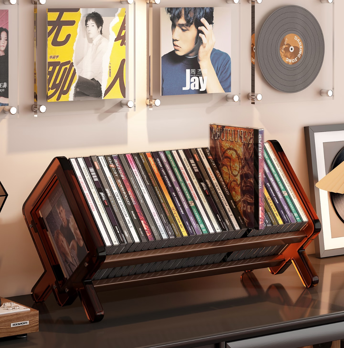 Acrylic Desktop Shelf