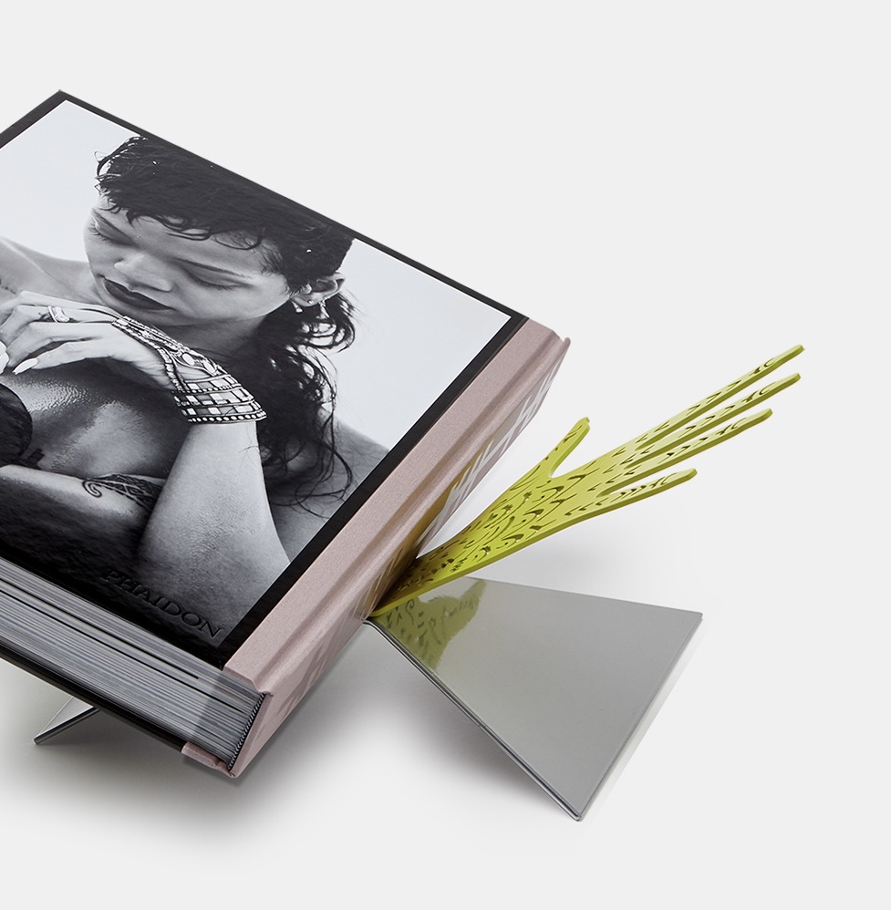 Hand Shaped Metal Book Stand