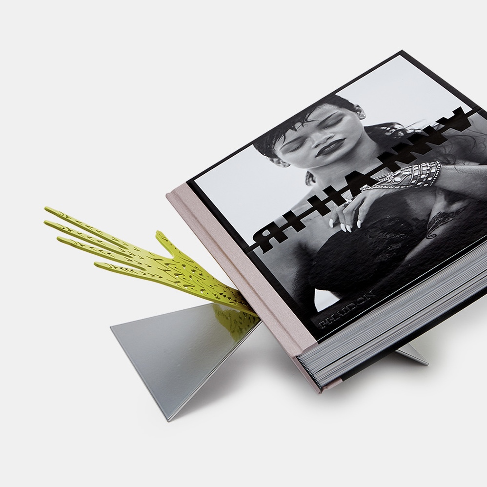 Hand Shaped Metal Book Stand