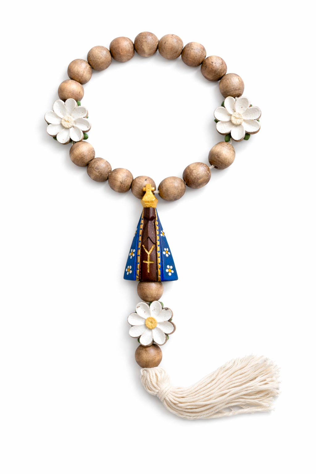 Terço de Madeira Nossa Senhora Aparecida