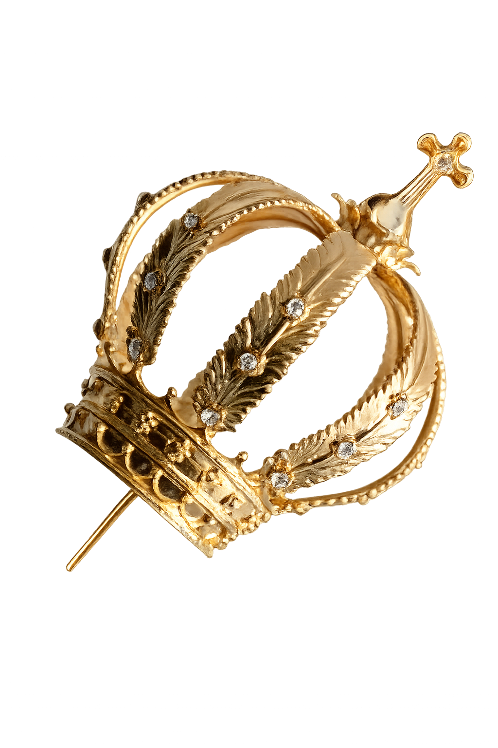  Coroa Dourada chumbo 10 cm