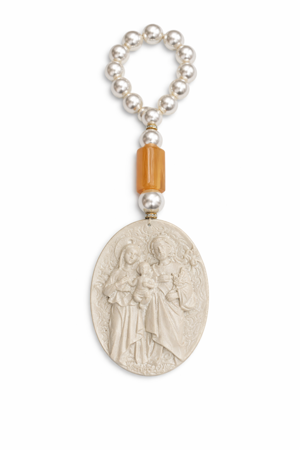 terço Decorativo em Madrepérola