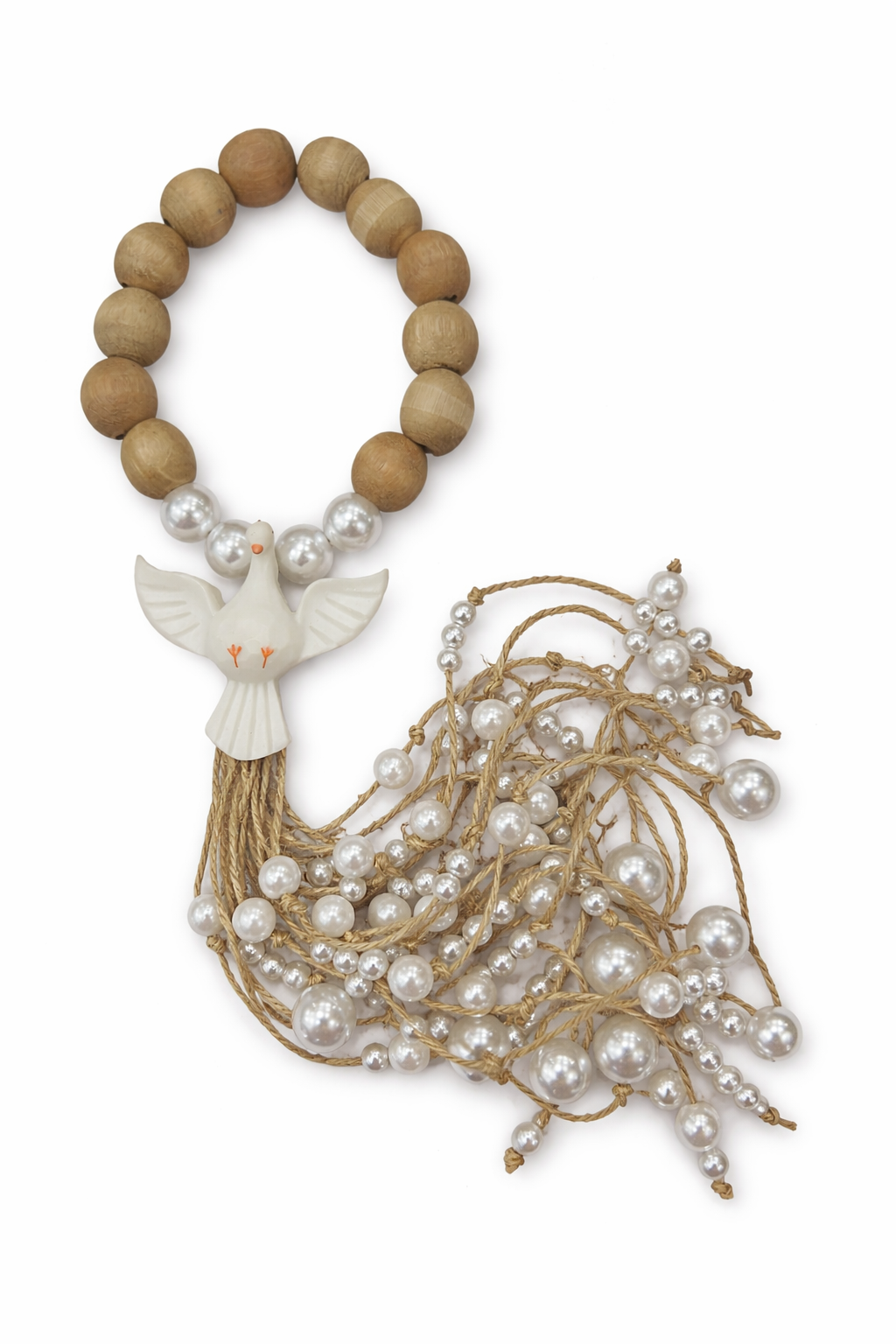 Terço Decorativo com Espírito Santo