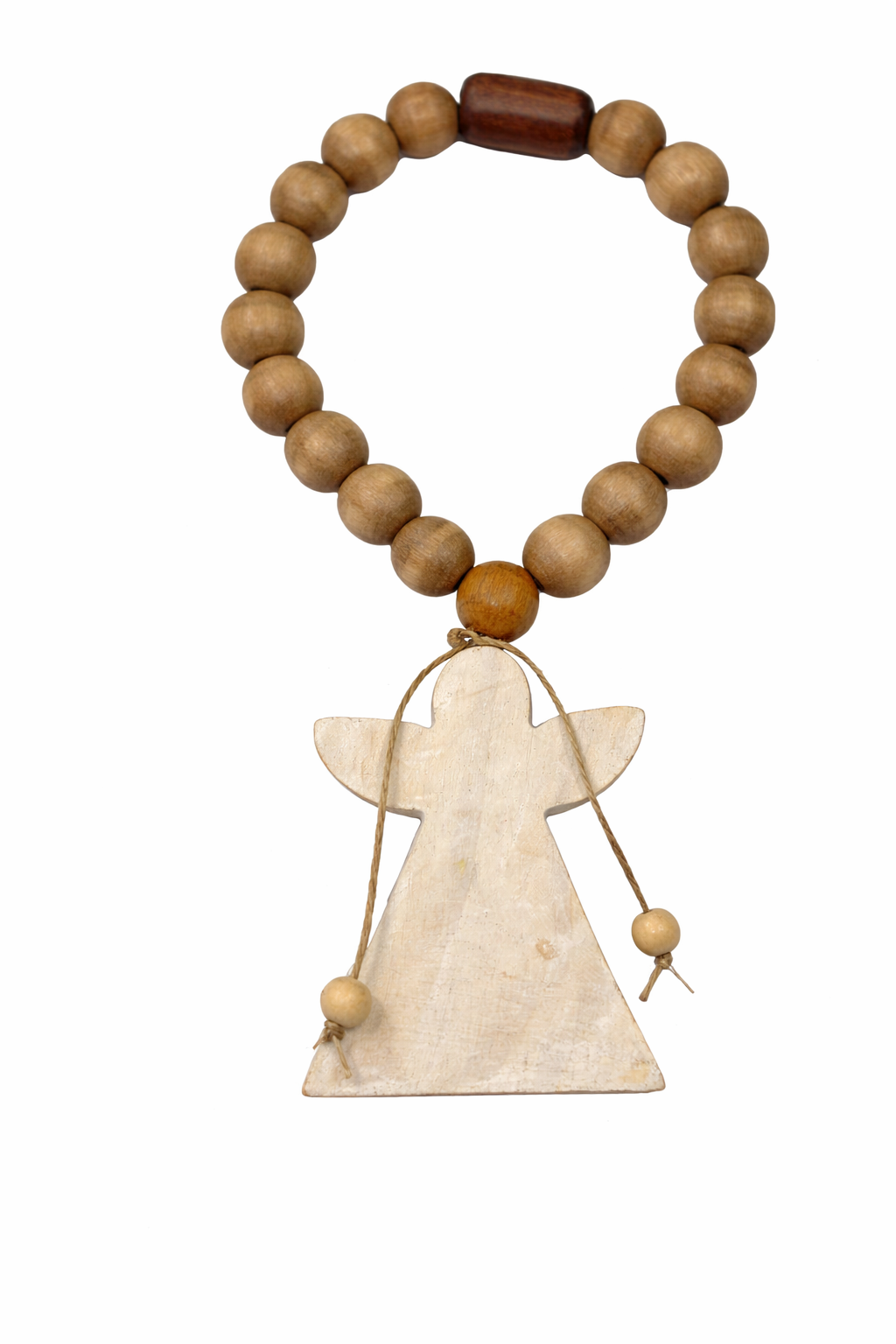 Pingente de Anjo em Madeira