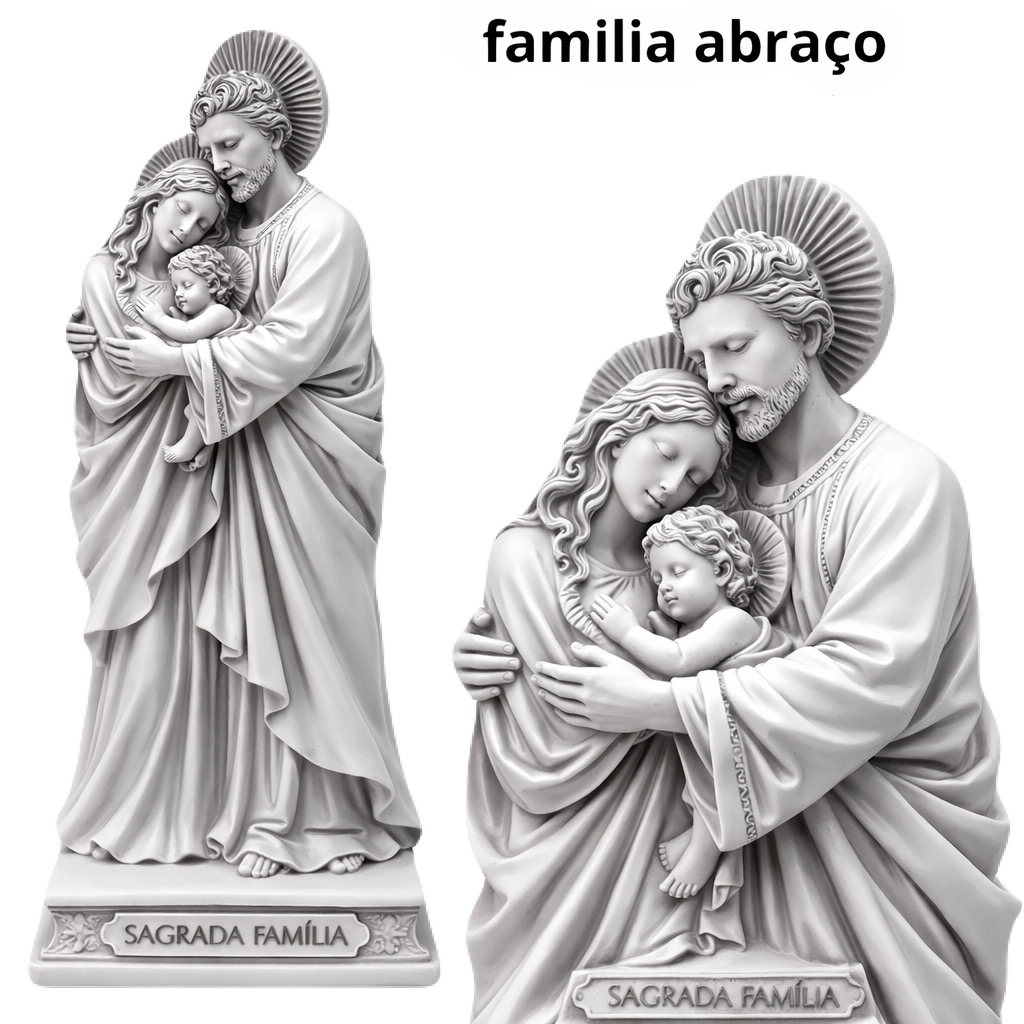 Escultura Sagrada Família 30 cm