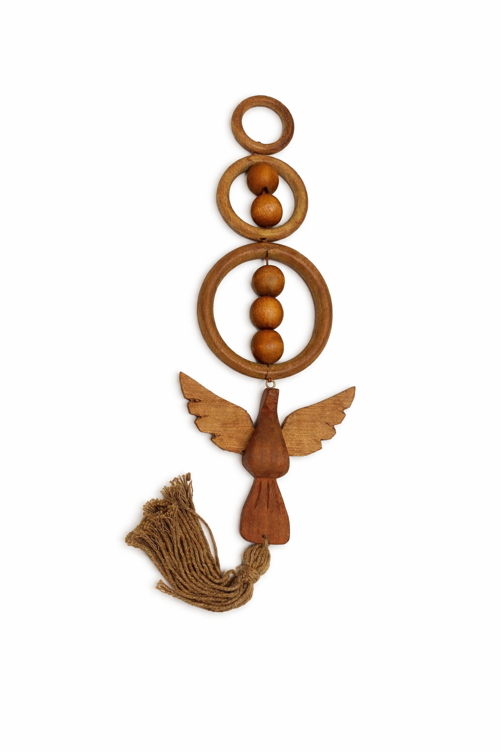 Pingente de Madeira Espírito Santo