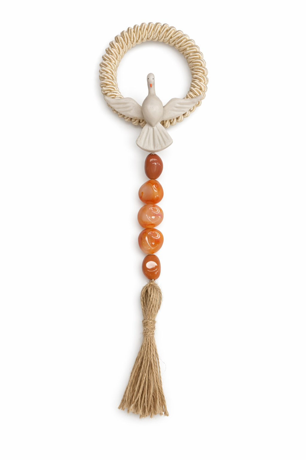 Pingente Decorativo com Pedra Natural