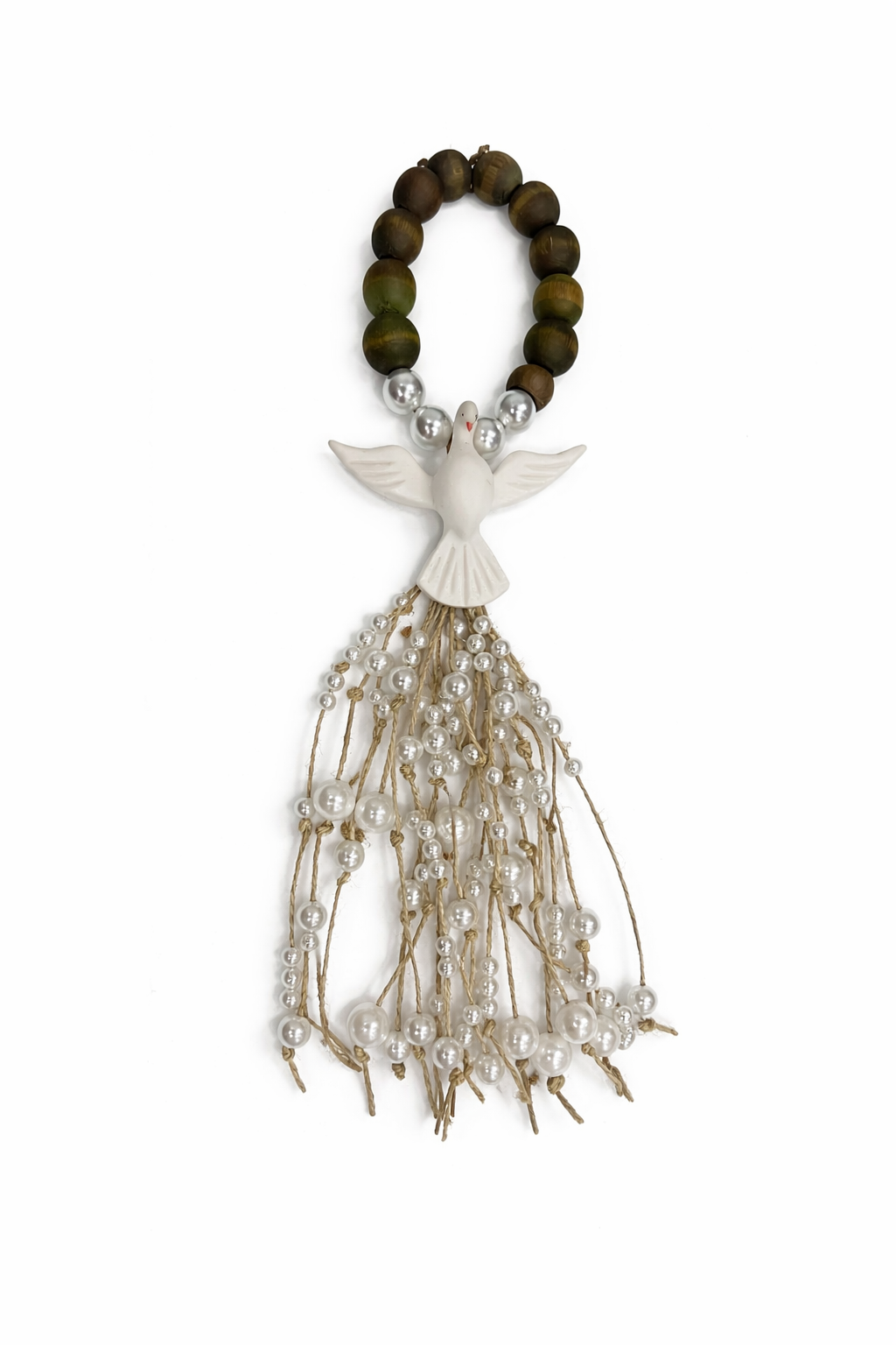 Terço Espírito Santo com Pérolas