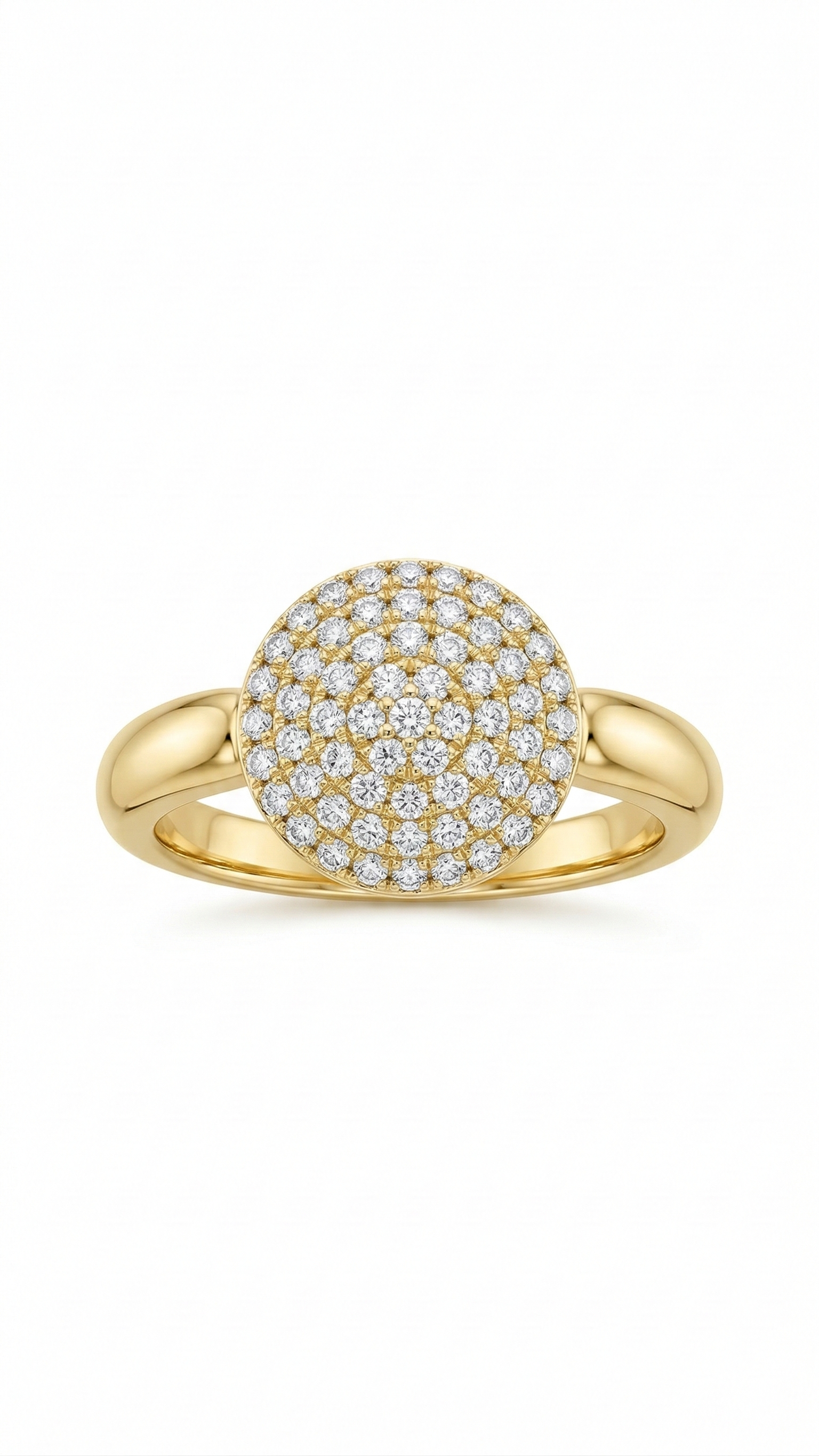 Anel  classico Banhado a OURO 18K  Cravejado em Zirconia Tamanho 19