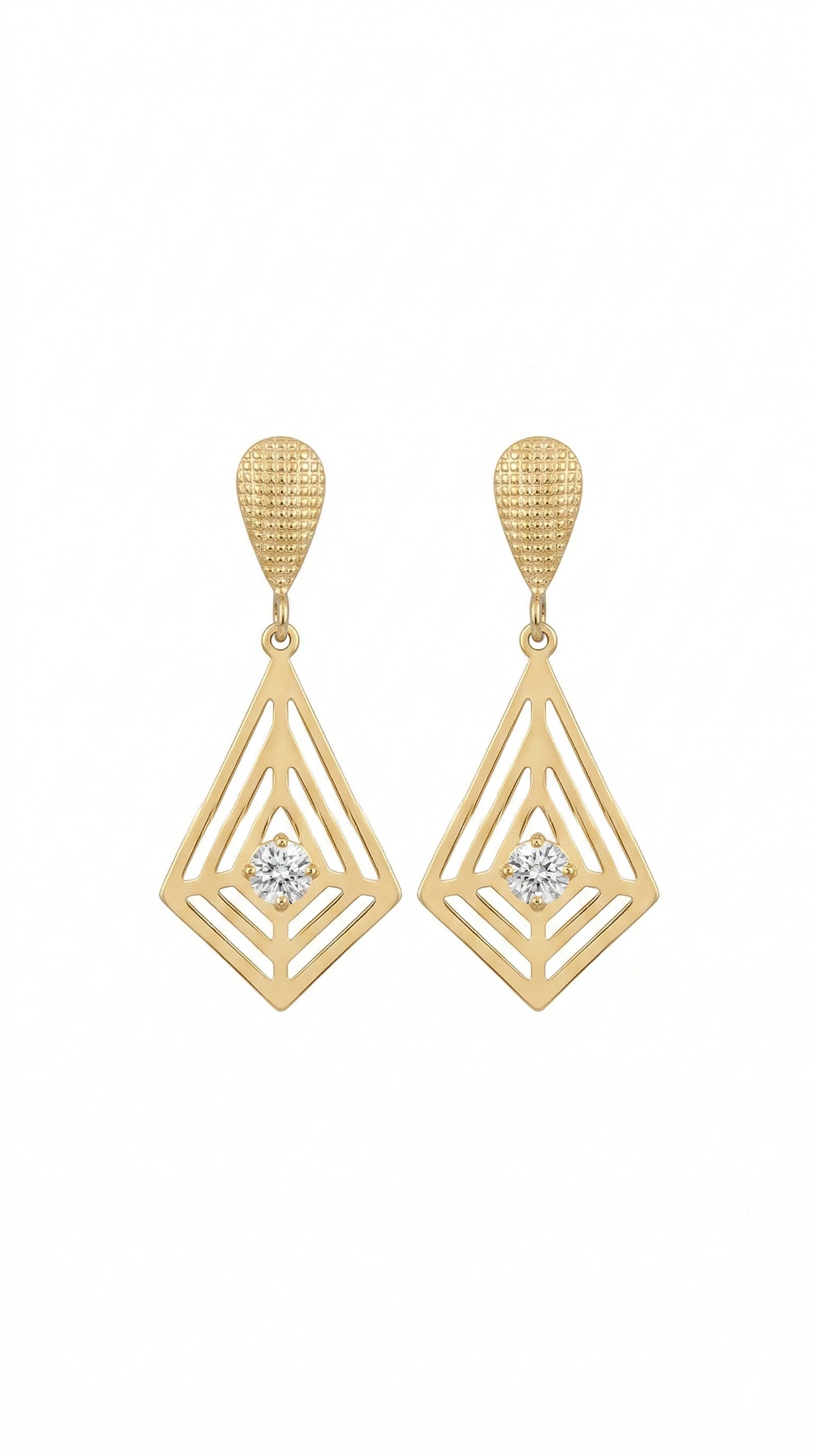 Brinco Geométrico Dourado