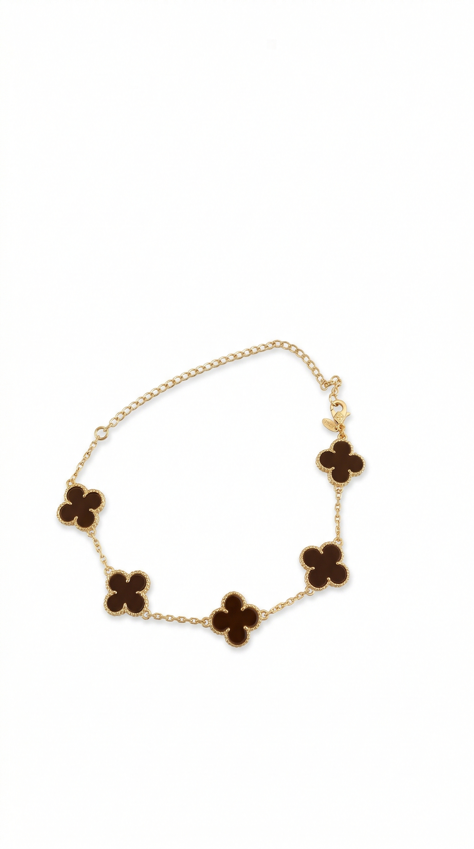 Pulseira trevo  Banhada a Ouro 18k