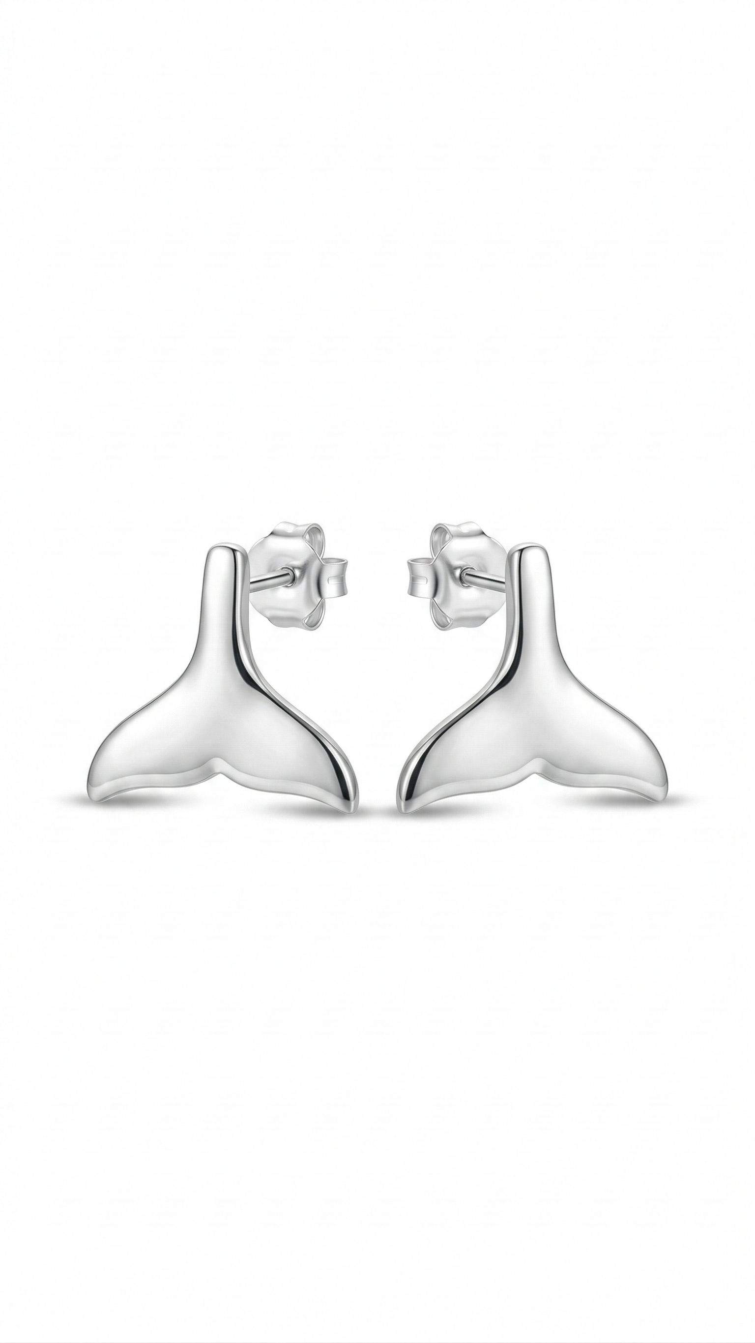 Brinco Rabo de Baleia Prata 925