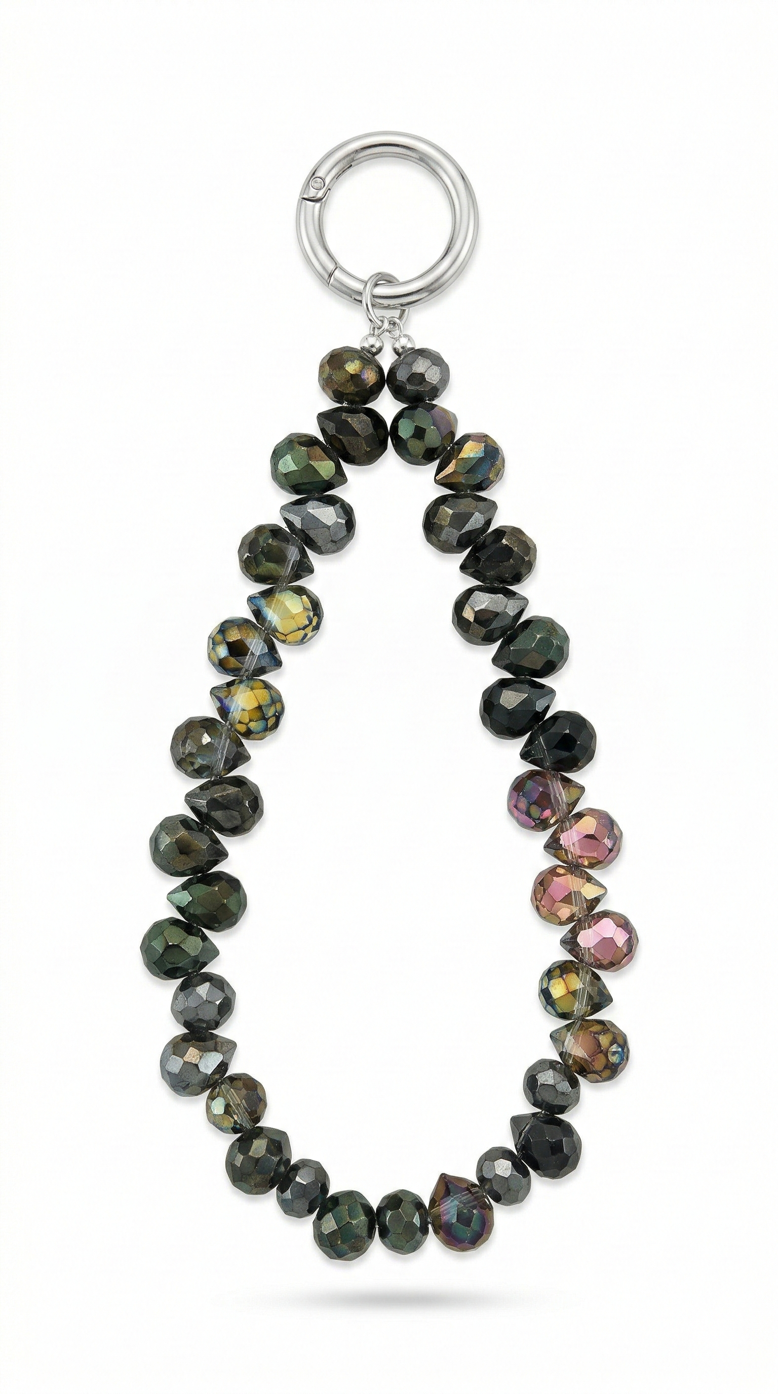 Chaveiro para celular de Pedras Multicoloridas