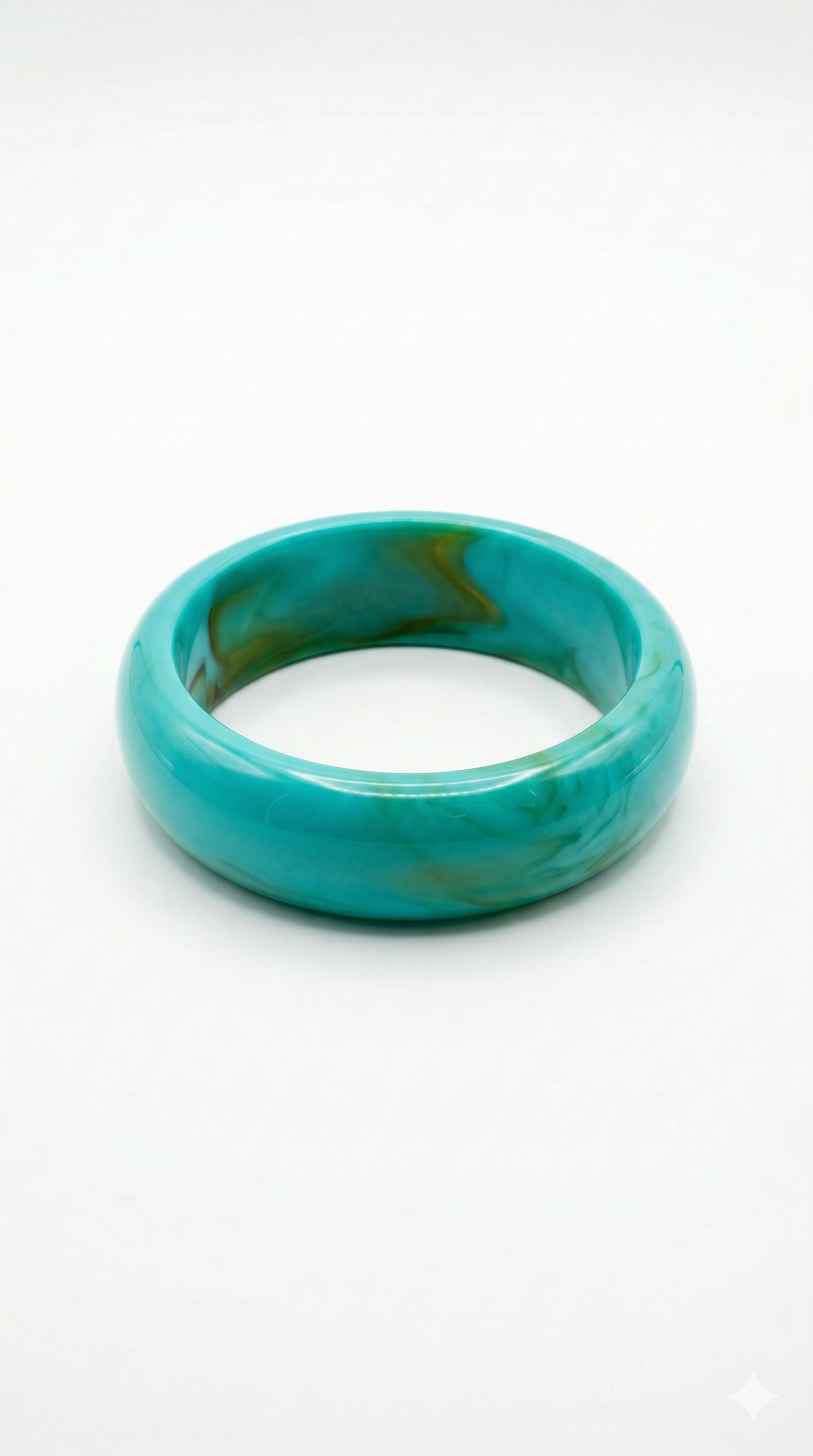 Pulseira de Resina Turquesa