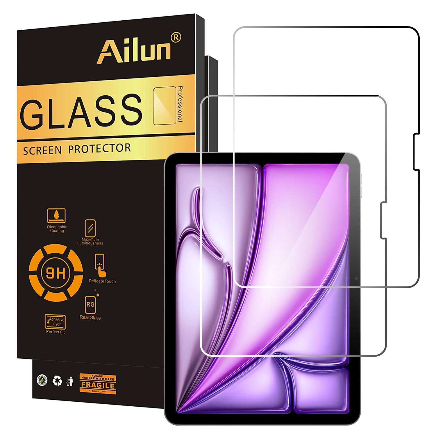 Ailun Glass Screen Protector (2-Pack) for Tablet