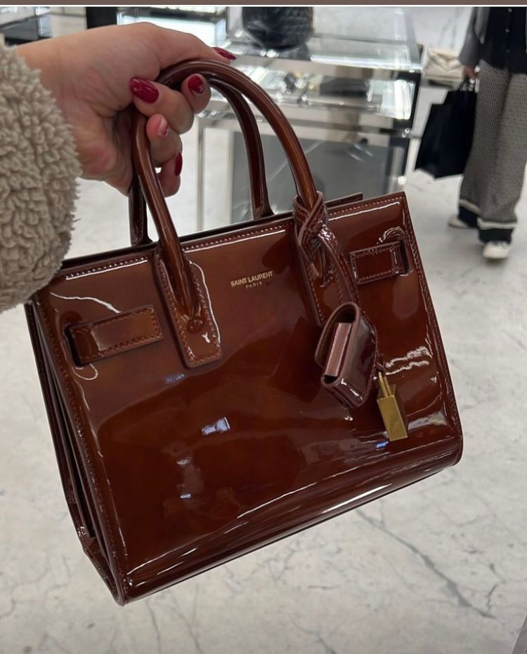 Saint Laurent Patent Leather Bag