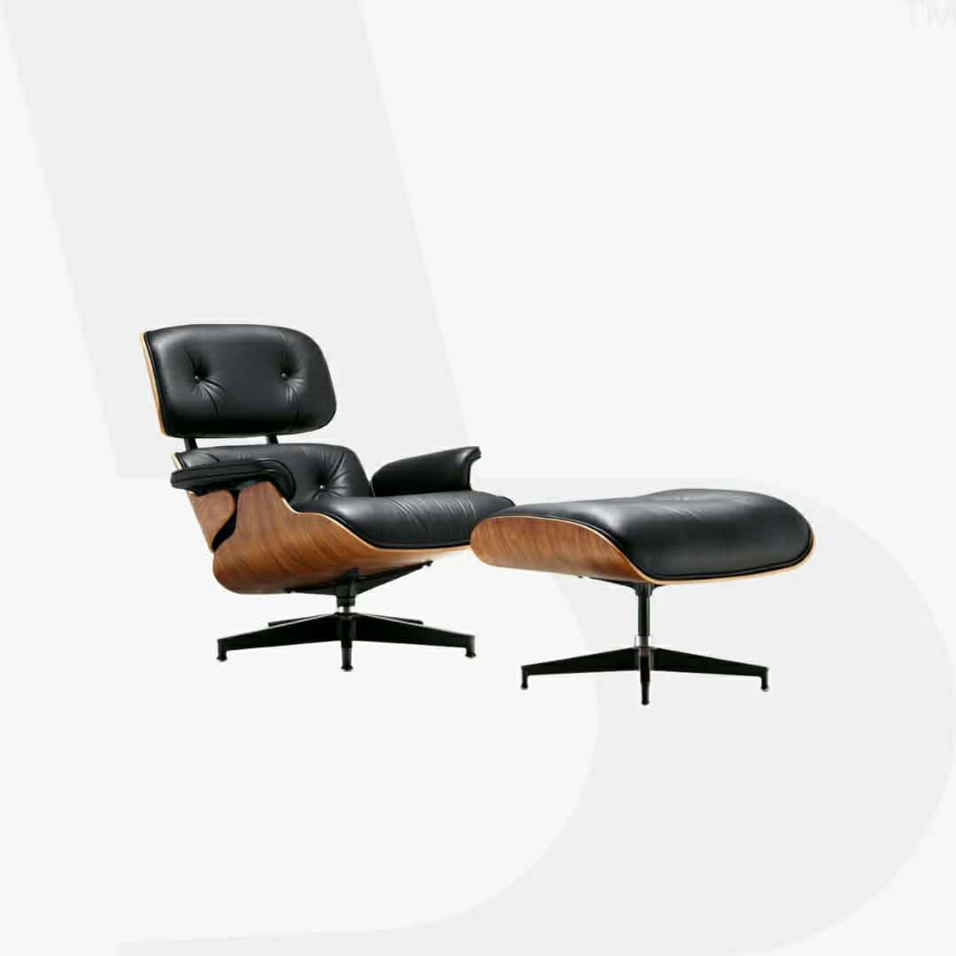 Eames Lounge Chair & Ottoman Set