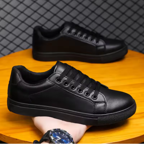 Classic Black Sneakers