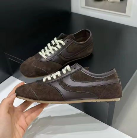 Brown Suede Sneakers