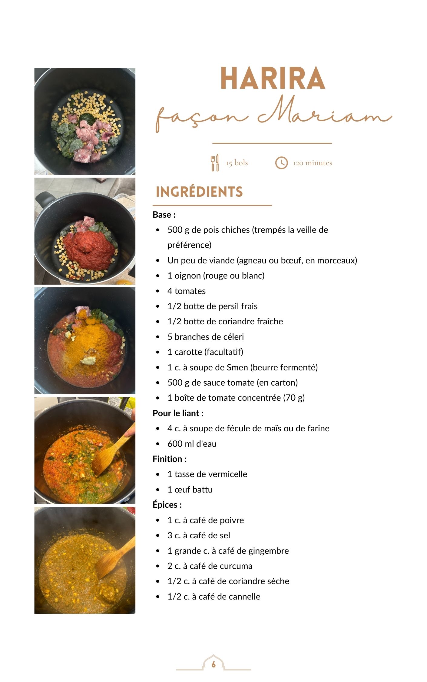 Les Recettes de Mariam Bouhouche