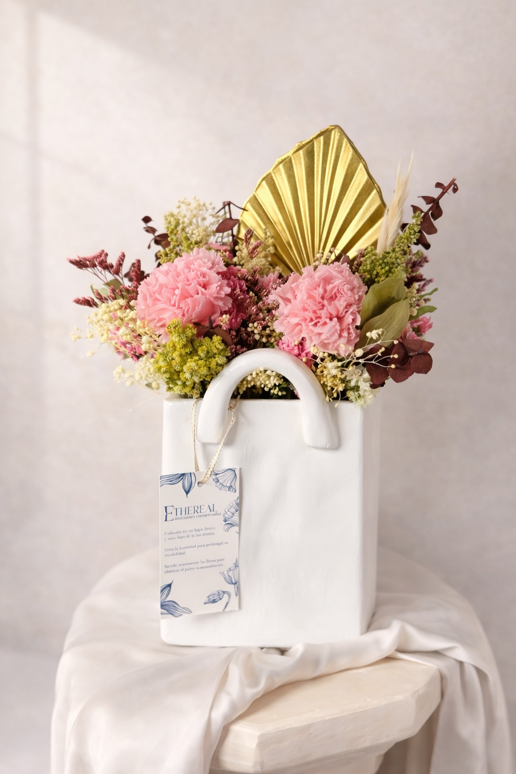  Blossom bag - Flores preservadas