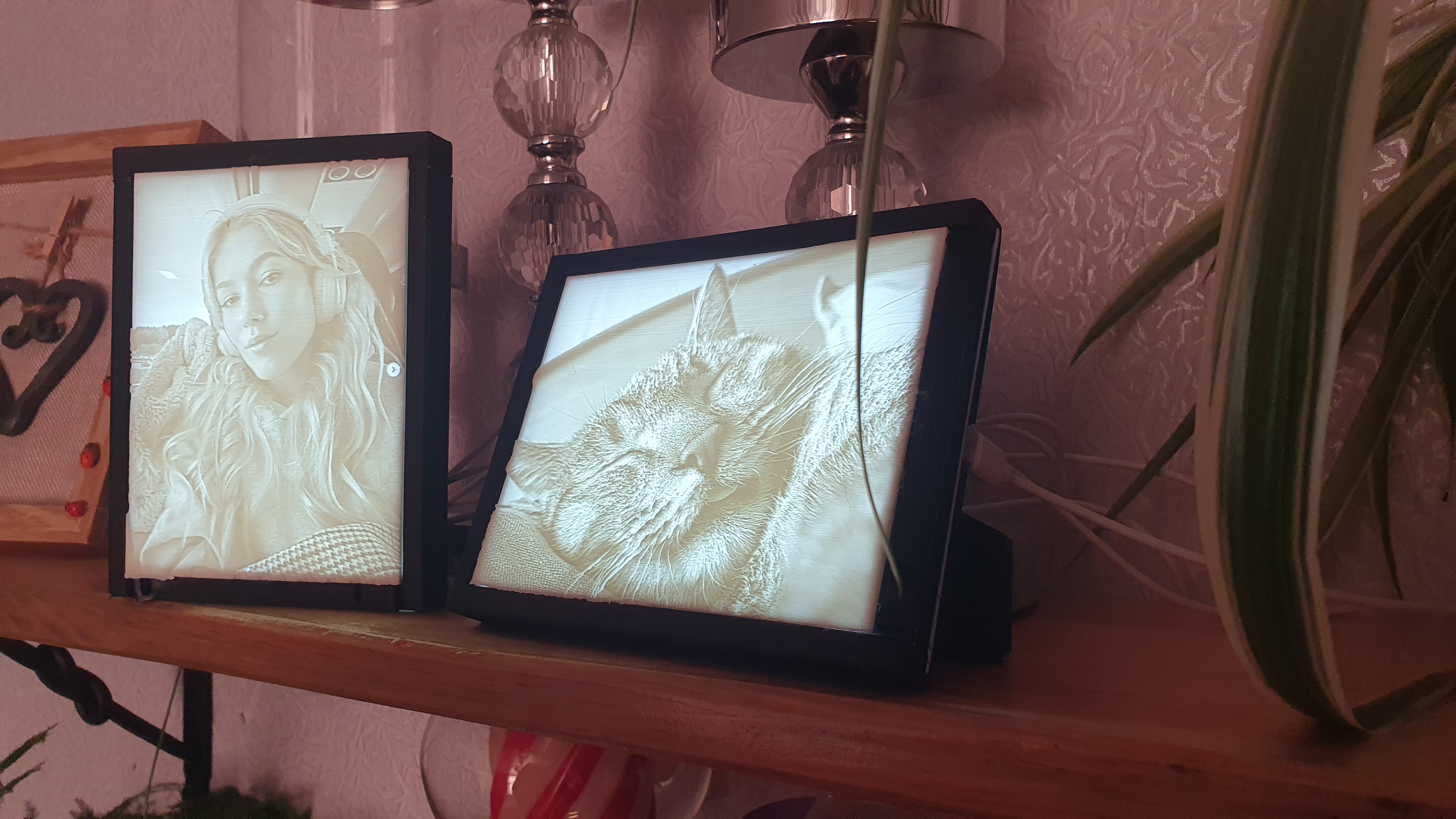 Šviečianti personalizuota nuotrauka