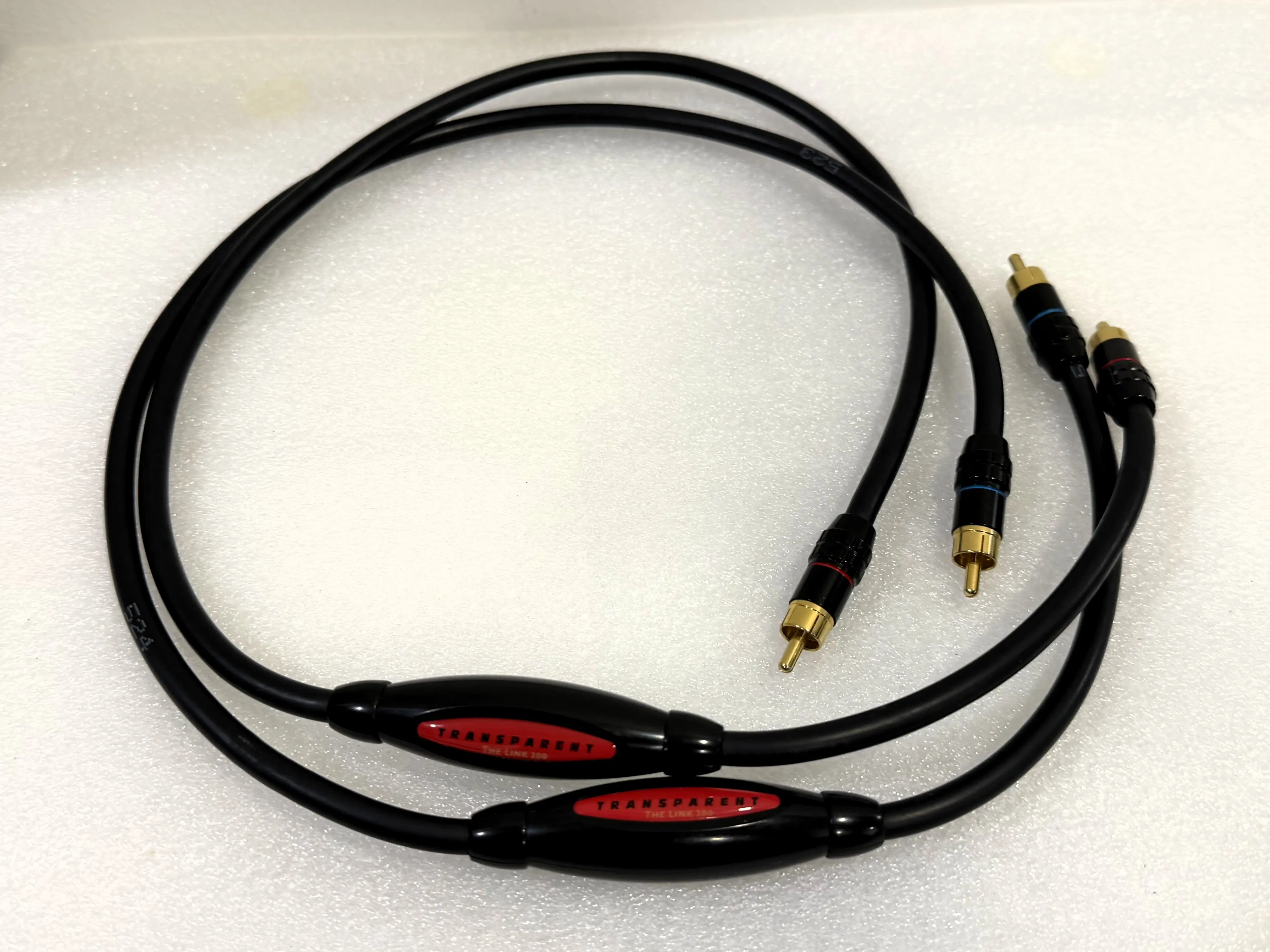 Transparent Audio "The Link 200" RCA Interconnects (1m Pair) – Audiophile Grade