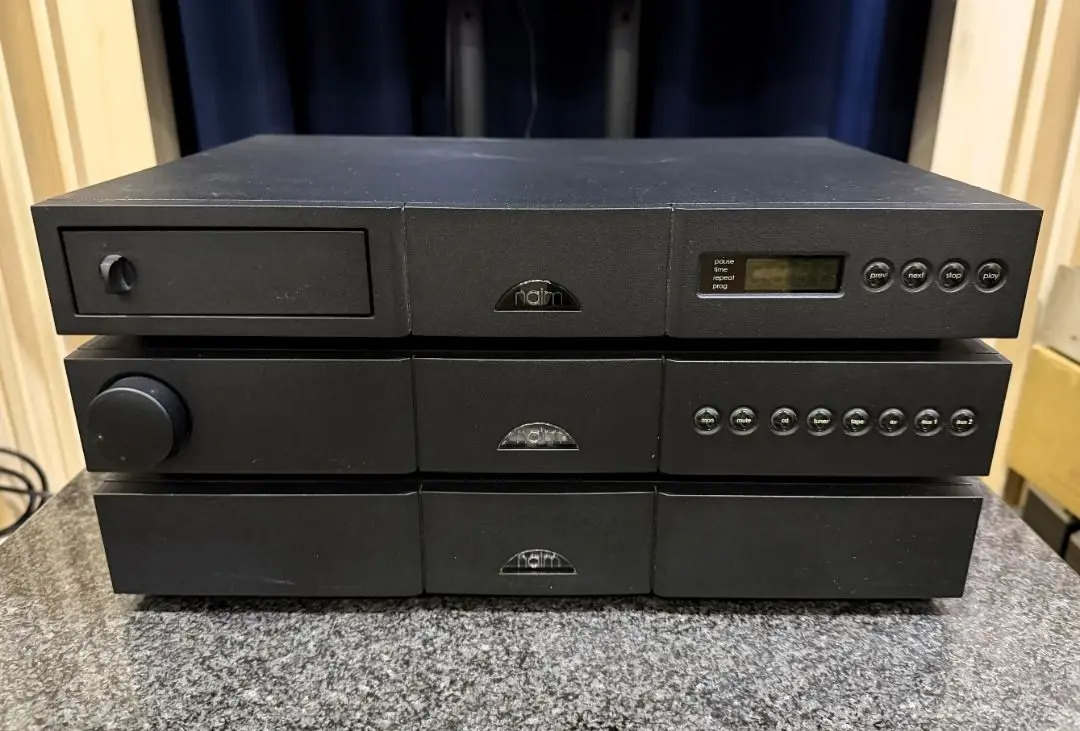 Classic Naim Audio Trio – CD5i Mk2, NAC 112 & NAP 150