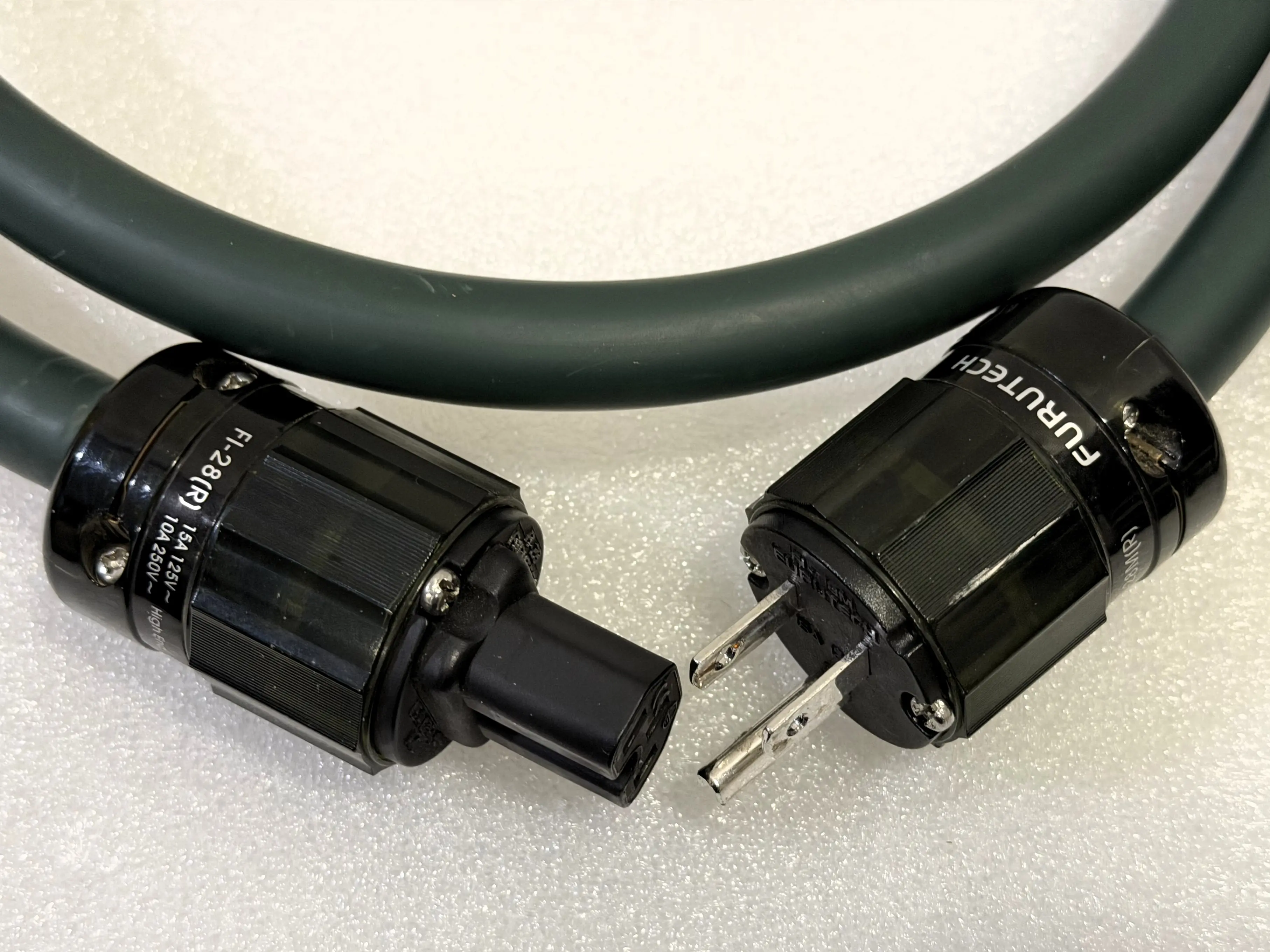 Furutech FP-TCS31 PC-Triple C Power Cord (terminated with FI-28 Rhodium)