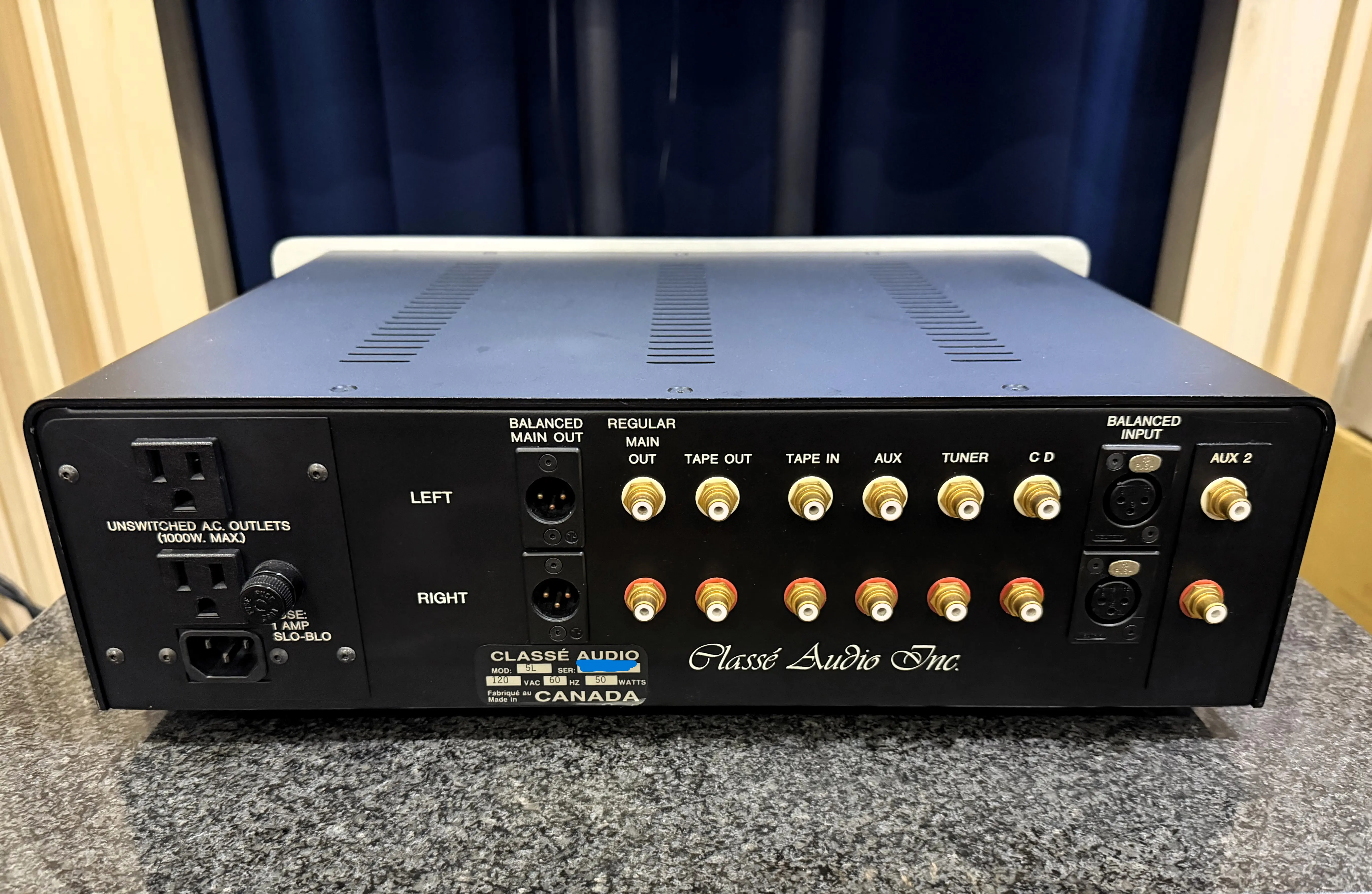 Classé Five (5) High-End Line Preamplifier - Legendary David Reich Design