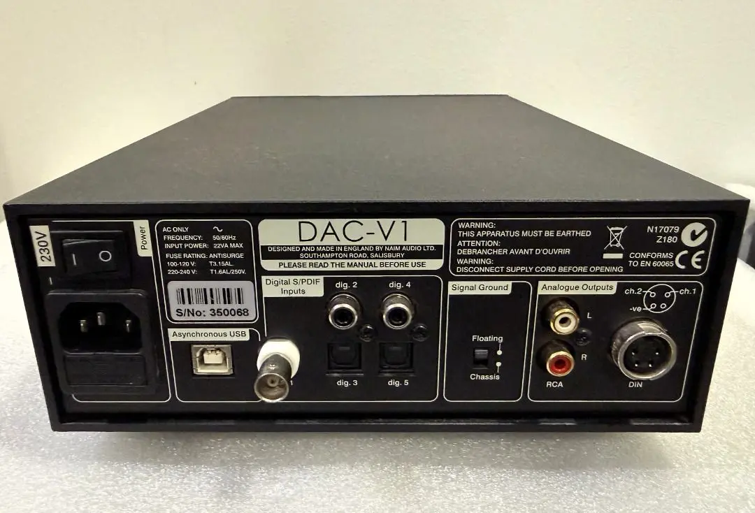 Naim DAC-V1 — Asynchronous USB DAC & Class-A Headphone Amp / Preamp