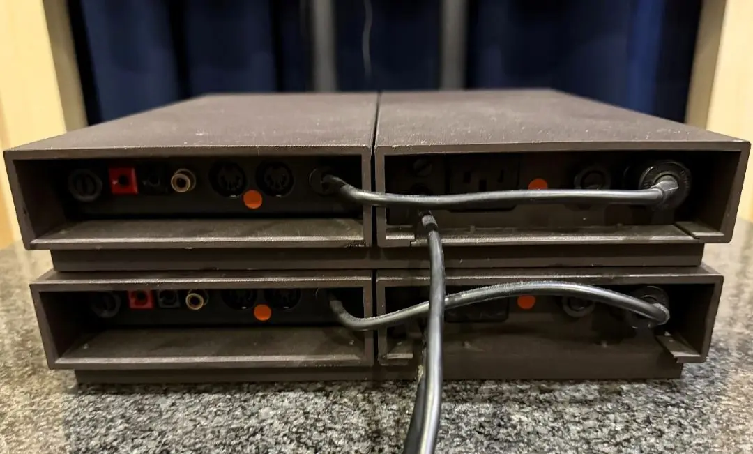 Vintage Boothroyd Stuart Meridian 105 Mono Block Amplifiers (Complete 4-Piece System)