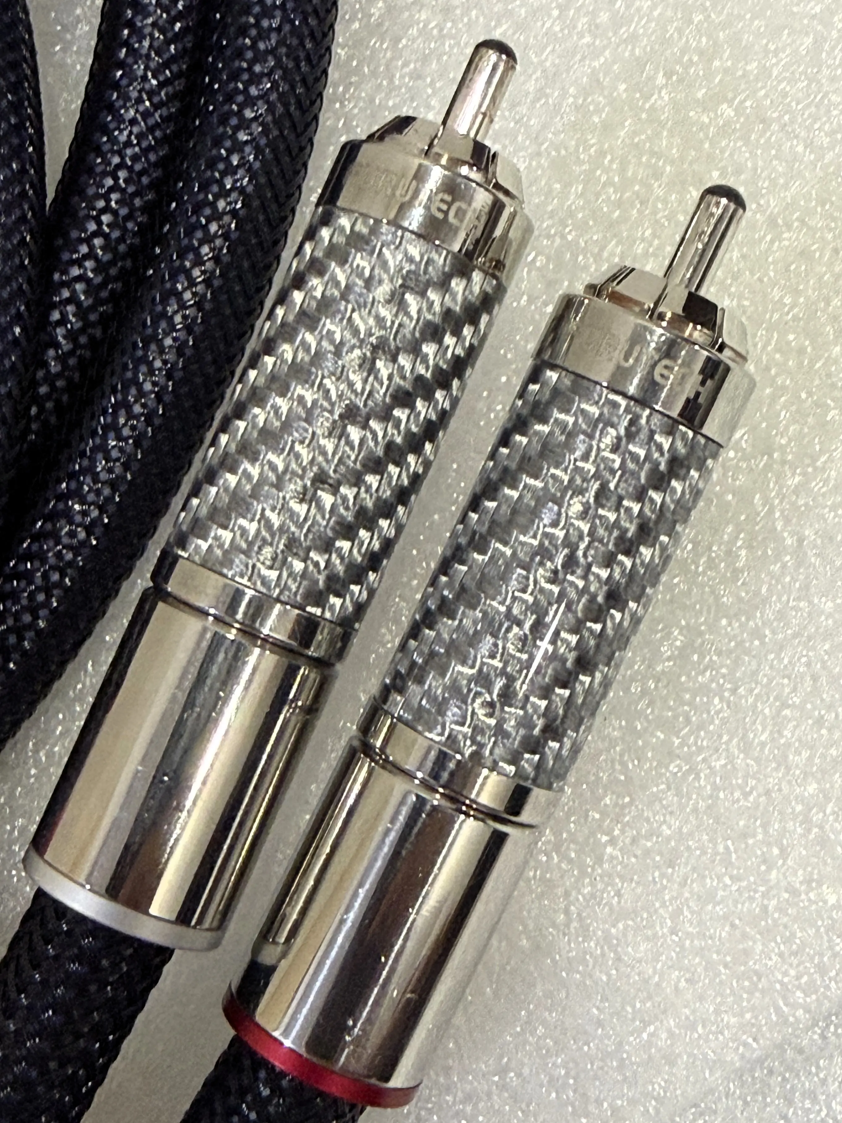 (SOLD) Furutech FA-αS22 Interconnect Terminated with Furutech CF-102 R (NCF) RCA Connectors