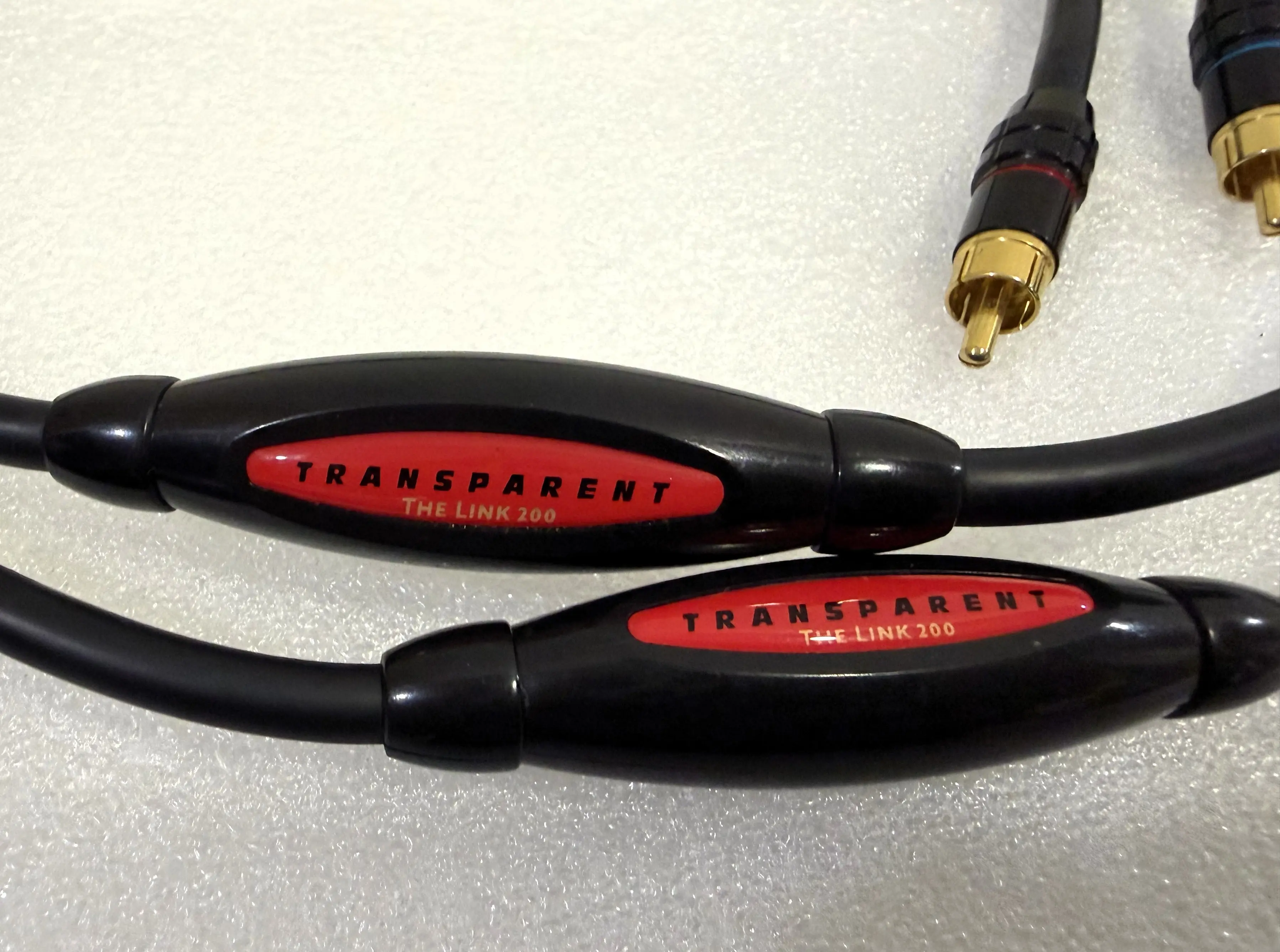 Transparent Audio "The Link 200" RCA Interconnects (1m Pair) – Audiophile Grade