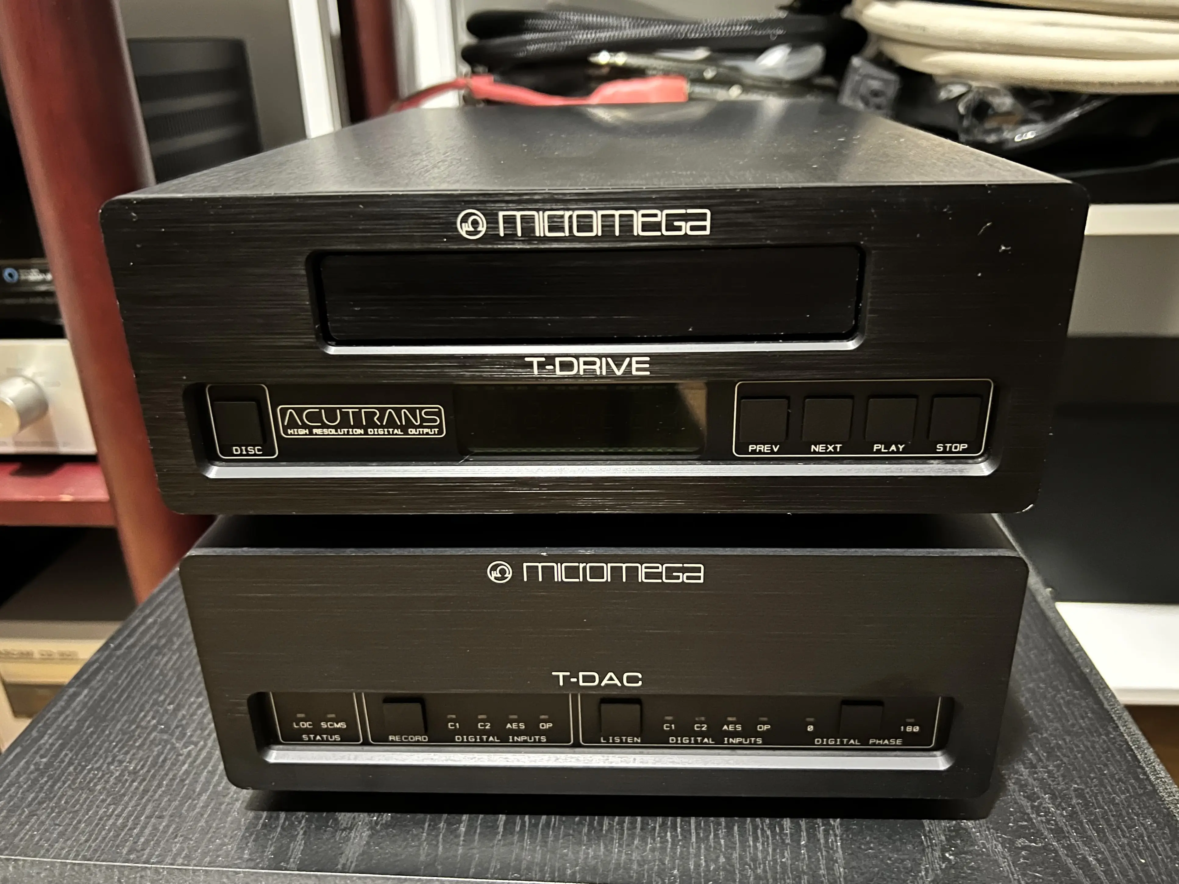 Micromega T-Drive 2 CD Transport and T-DAC Digital to Analog Converter