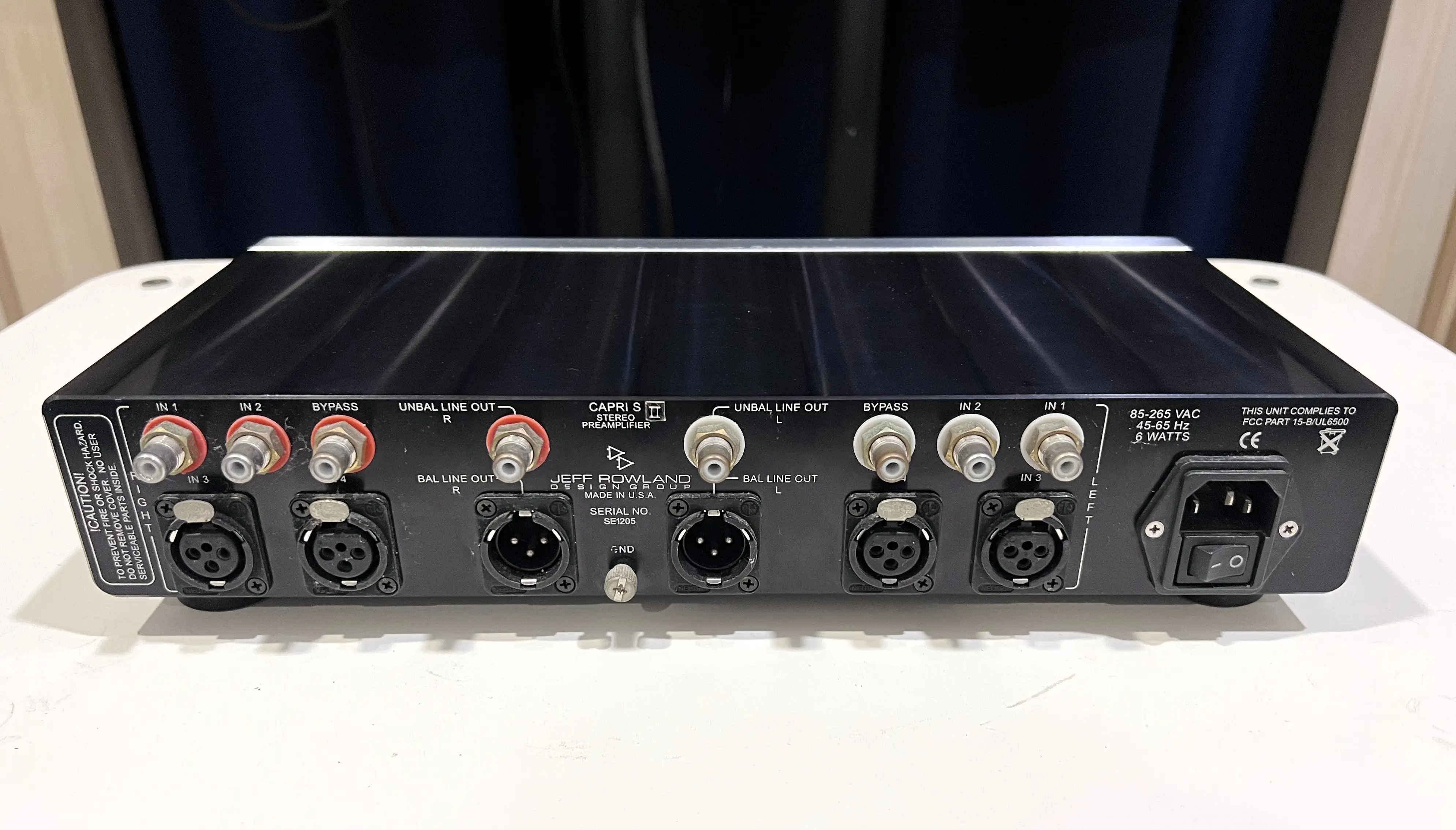 Jeff Rowland Capri S2 Preamplifier + PC-1 Power Supply + DAC Module