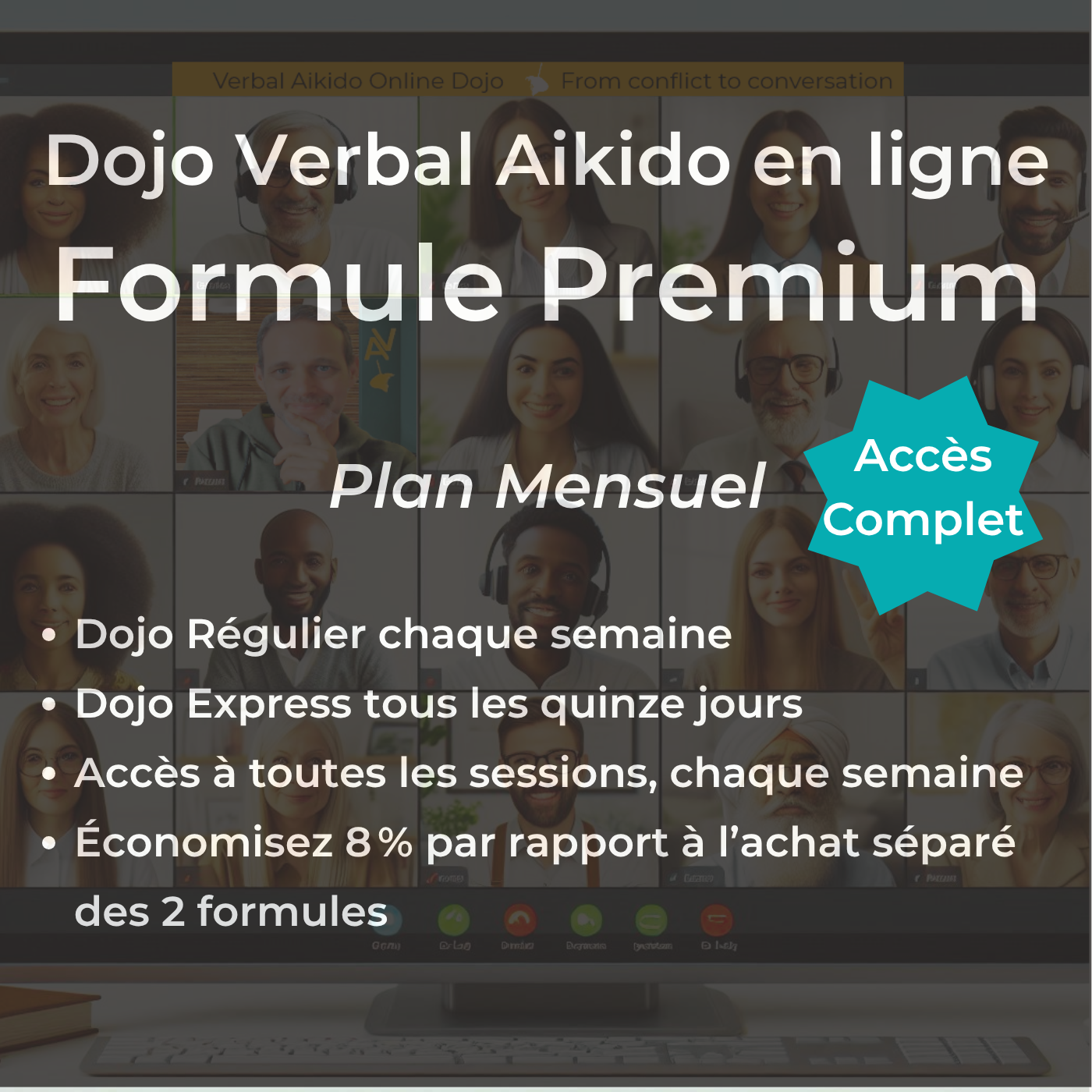 Abonnement mensuel Premium VA Dojo en ligne