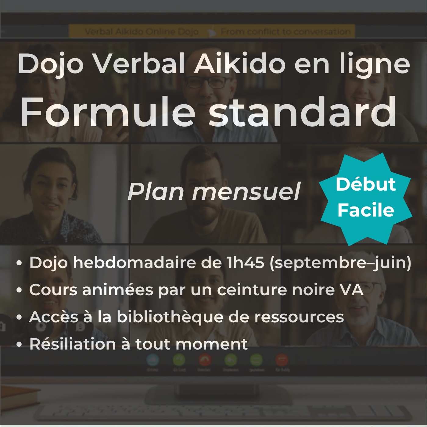 Abonnement mensuel standard au dojo VA