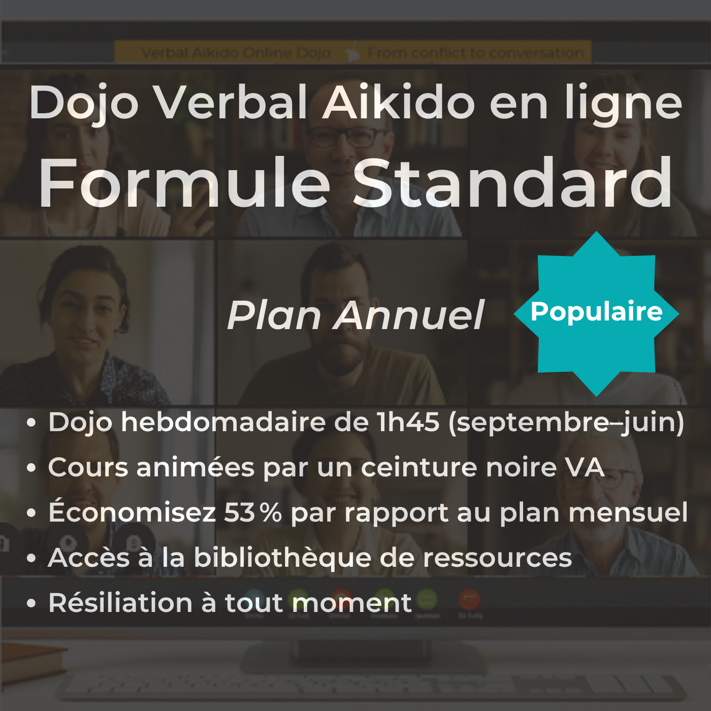 Adhésion annuelle au dojo VA standard