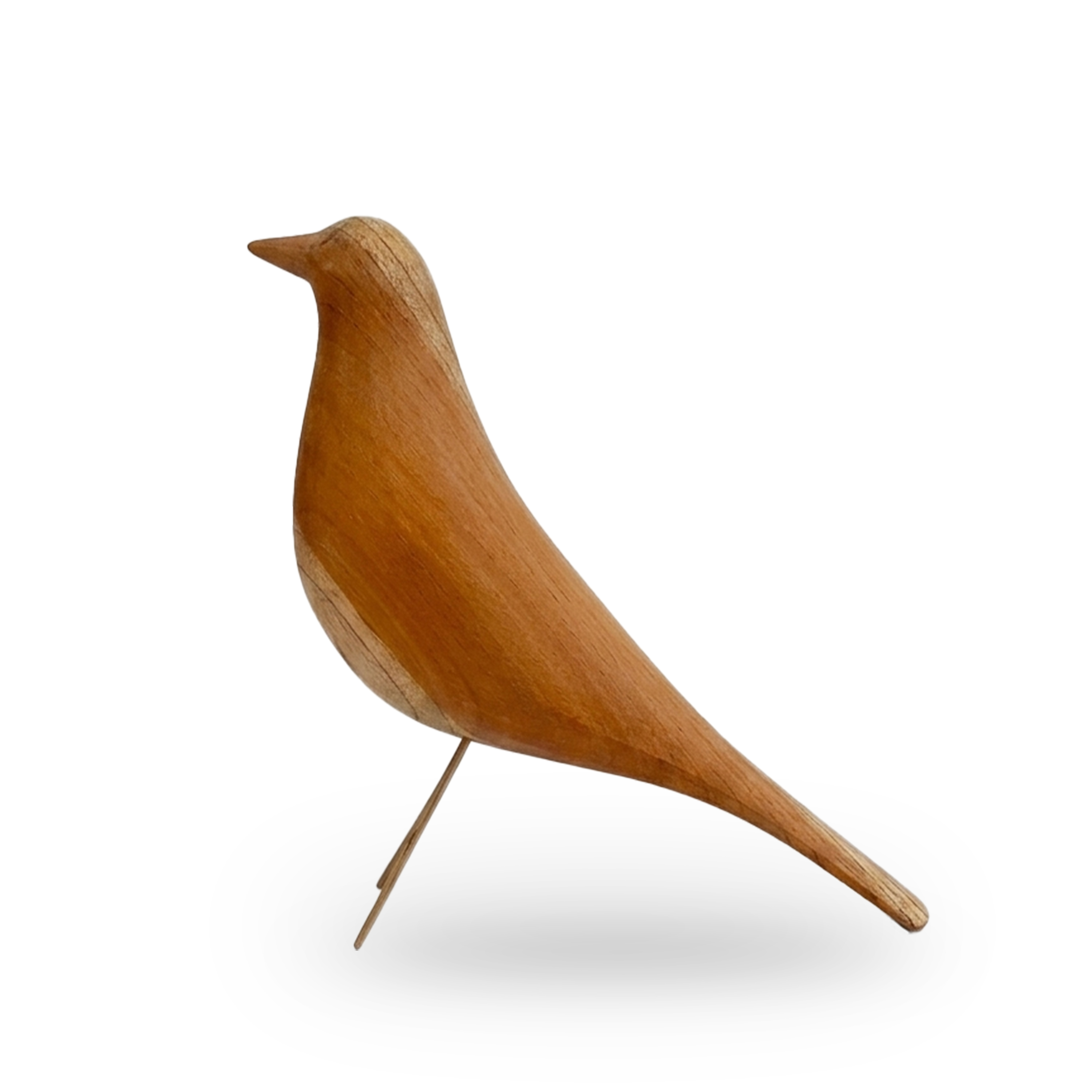 Escultura de ave en madera